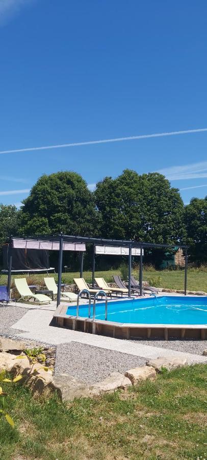 Sharecroppers Cottage With Swimming Pool Pagéas 外观 照片